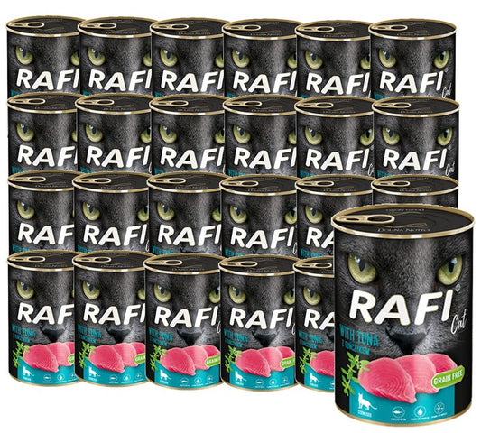 Mokra karma dla kota RAFI 400 g tuńczyk zestaw