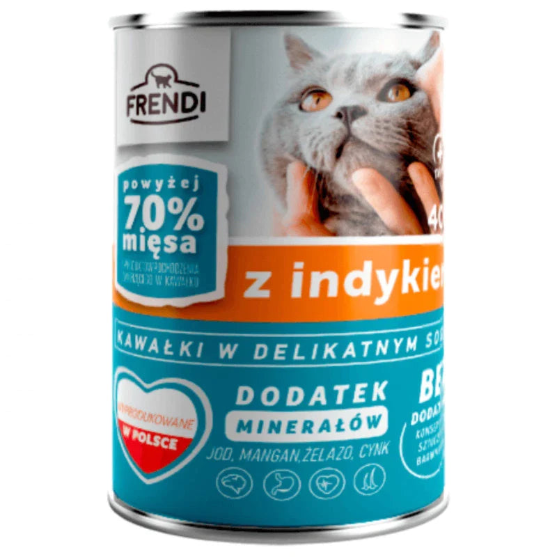 Karma mokra dla kota FRENDI MIX Smaków 12x 400 g