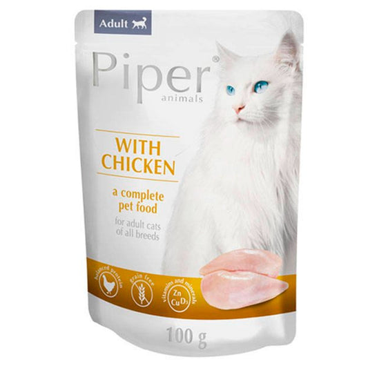 Karma mokra dla kota PIPER z kurczakiem 100g