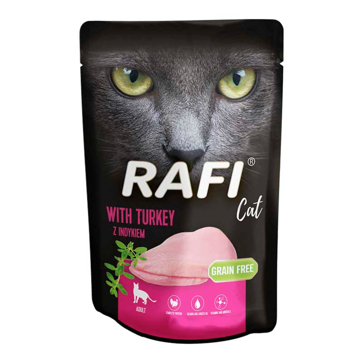 Karma mokra dla kota RAFI z indykiem 100 g