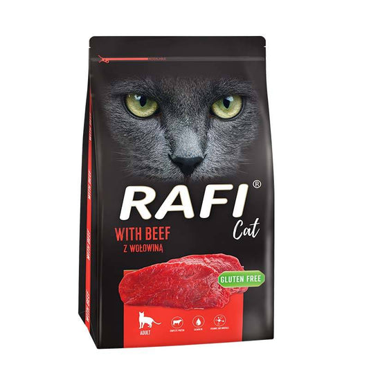 Karma sucha dla kota RAFI wołowina 7 kg worek